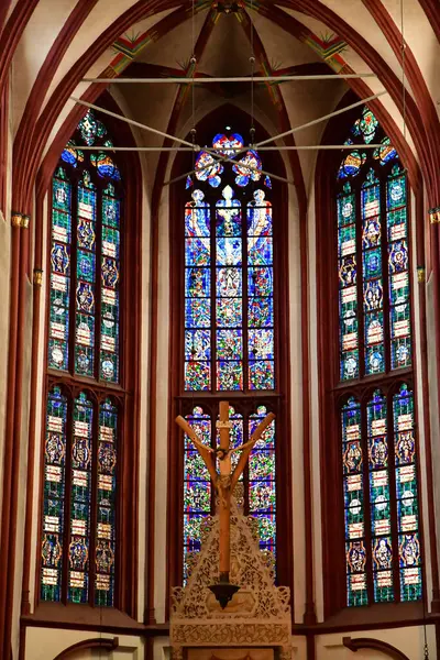 Koblenz Almanya Ağustos 2021 Lady Kilisesi — Stok fotoğraf