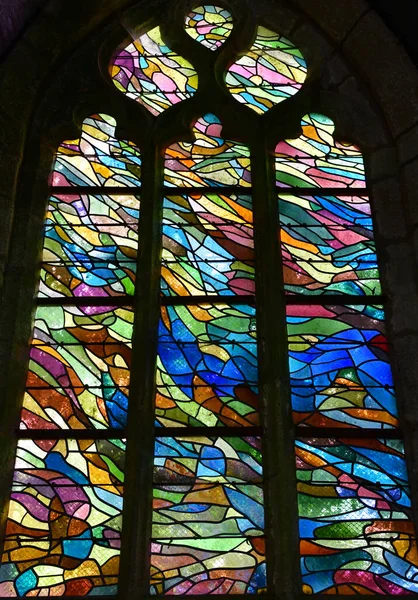 Locronan Frankrijk Mei 2021 Notre Dame Bonne Nouvelle Kapel — Stockfoto