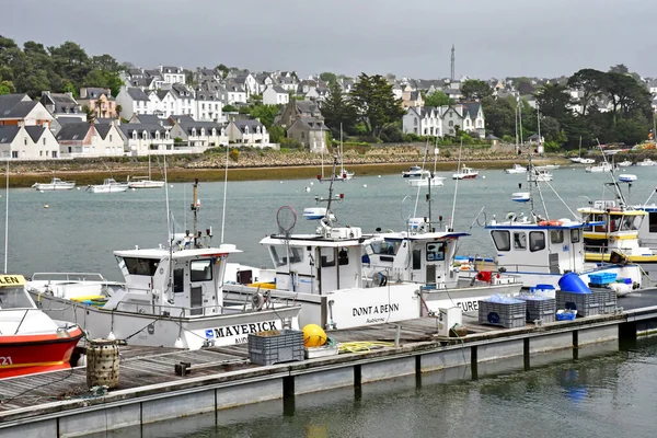 Audierne France May 2021 Boat Port — Stock Photo, Image