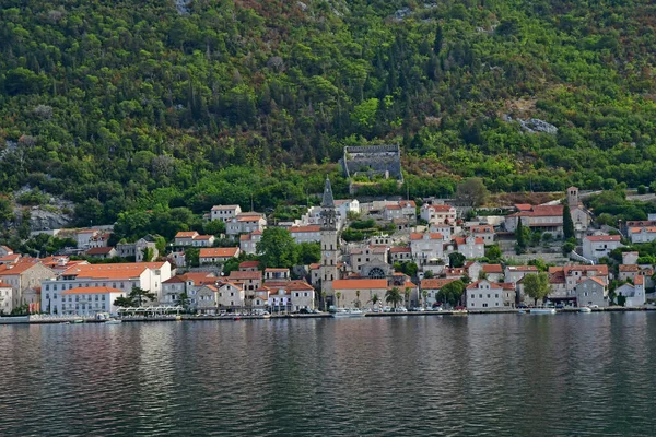 Kotor Černá Hora Září 2021 Kotorský Záliv — Stock fotografie