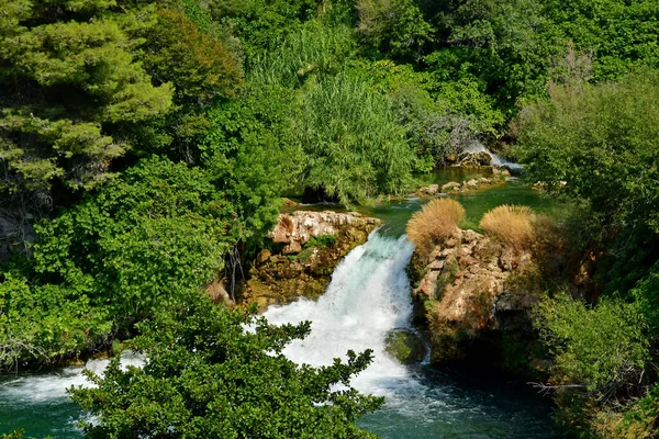 Κροατία Sibenik Σεπτεμβρίου 2021 Γραφικό Εθνικό Πάρκο Krka — Φωτογραφία Αρχείου