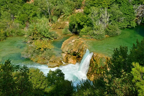 Kroatien Sibenik September 2021 Malerischer Nationalpark Krka — Stockfoto