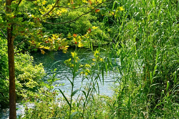 Croacia Sibenik Septiembre 2021 Pintoresco Parque Nacional Krka — Foto de Stock