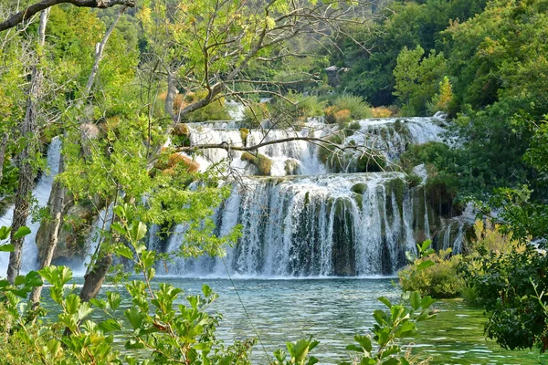 Croacia Sibenik Septiembre 2021 Pintoresco Parque Nacional Krka — Foto de Stock