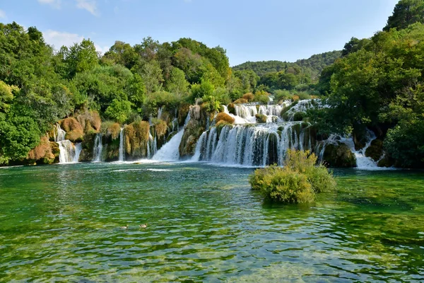 크로아티아 Sibenik September 2021 Picture Resque National Park Krka — 스톡 사진