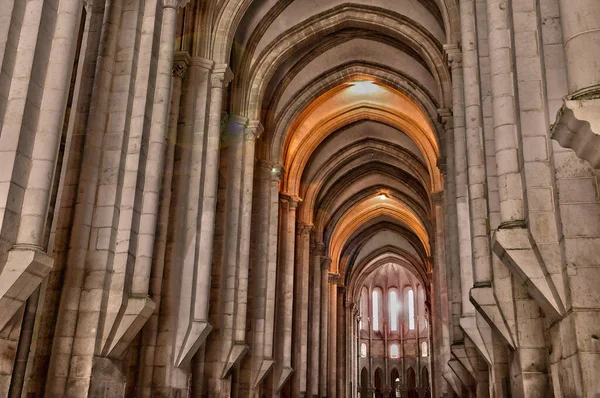 Alcobaca Portugal Juillet 2020 Monastère Historique Construit Xiie Siècle — Photo