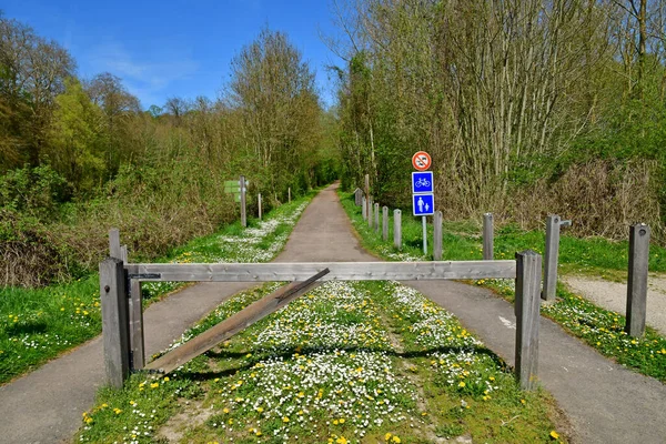 Montreuil Sur Epte France Avril 2022 Village Pittoresque — Photo