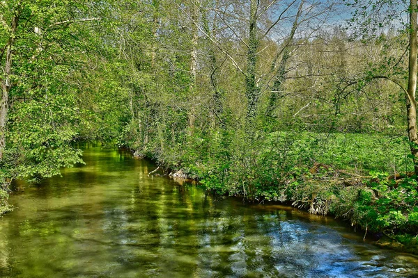 Dampsmesnil Francia Abril 2022 Río Epte — Foto de Stock