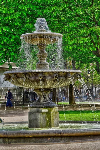 Paris France April 2022 Picturesque Place Des Vosges Marais District — стоковое фото