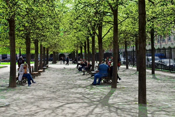 Paris France April 2022 Picturesque Place Des Vosges Marais District — ストック写真