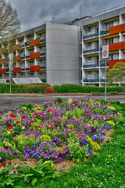 Verneuil Sur Seine Francia Aprile 2022 Centro Della Città — Foto Stock