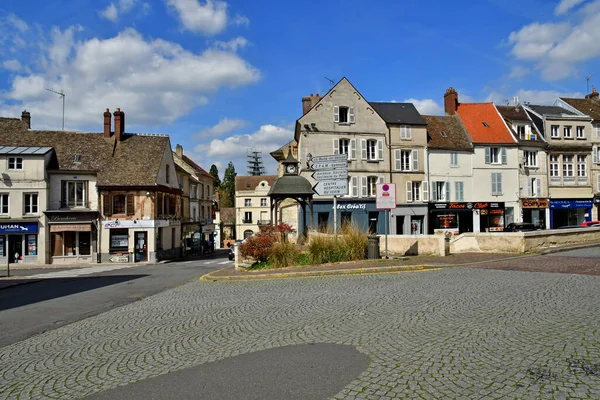 Magny Vexin Francja Kwiecień 2022 Centrum Miasta — Zdjęcie stockowe