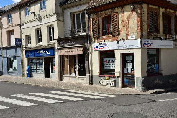 Magny Vexin France April 2022 Stores City Centre — 图库照片