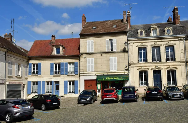 Magny Vexin France April 2022 City Center — 스톡 사진