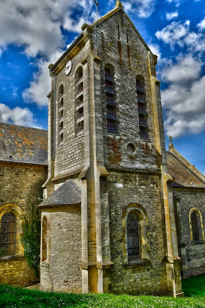 Buhy Francia Abril 2022 Iglesia San Saturno — Foto de Stock