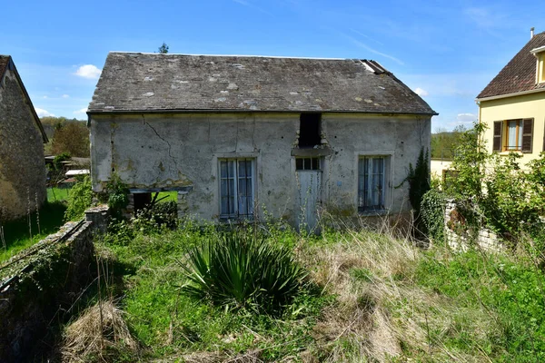 Montreuil Sur Epte France April 2022 Ruin House Picturesque Village — Stockfoto