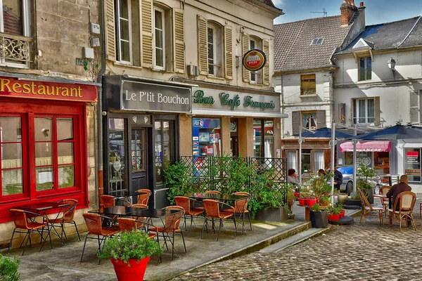 Magny Vexin France April 2022 Shops City Center — Fotografia de Stock