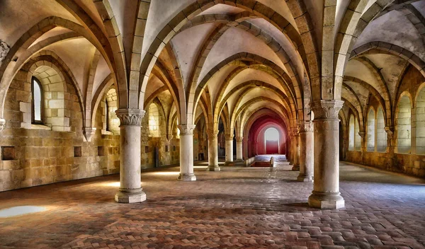 Alcobaca Portugal Juli 2020 Das Historische Kloster Aus Dem Jahrhundert — Stockfoto