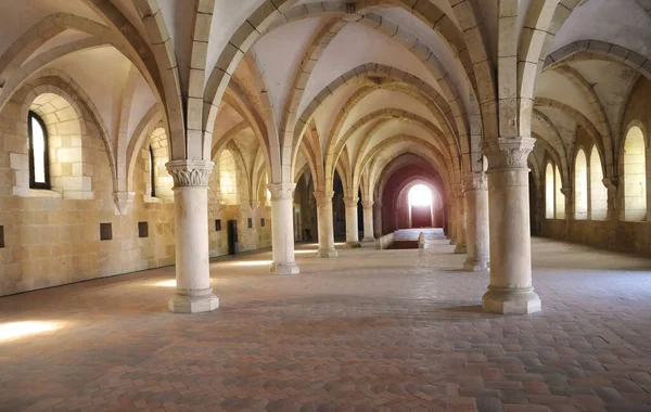 Alcobaca Portogallo Luglio 2020 Storico Monastero Costruito Nel Xii Secolo — Foto Stock