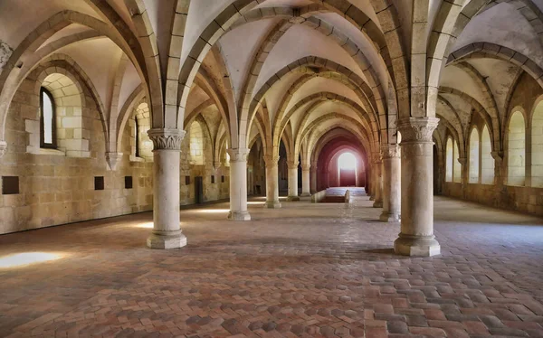 Alcobaca Portugal Juillet 2020 Monastère Historique Construit Xiie Siècle — Photo