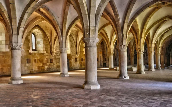 Alcobaca Portekiz Temmuz 2020 Yüzyılda Inşa Edilen Tarihi Manastır — Stok fotoğraf