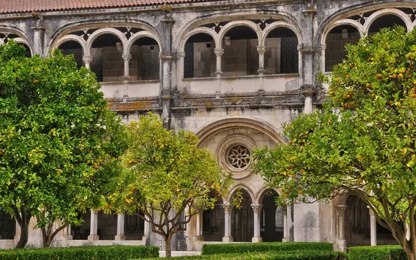 Alcobaca Portogallo Luglio 2020 Storico Monastero Costruito Nel Xii Secolo — Foto Stock