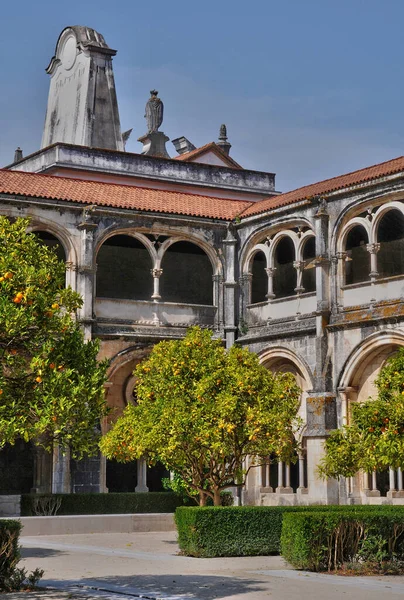 Alcobaca Portugal Julho 2020 Mosteiro Histórico Construído Século Xii — Fotografia de Stock