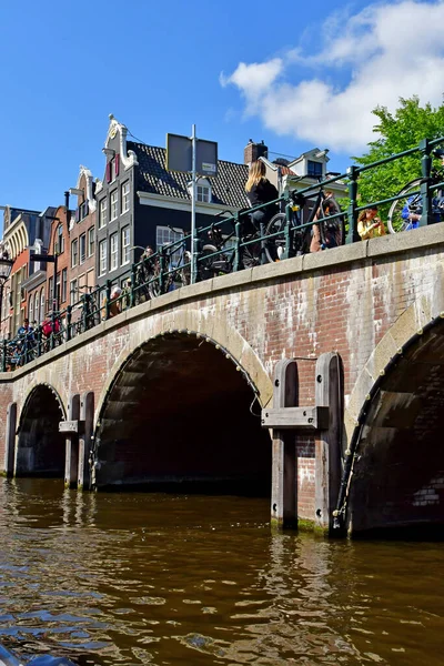 Amsterdam Nizozemsko Května 2022 Turistické Centrum — Stock fotografie