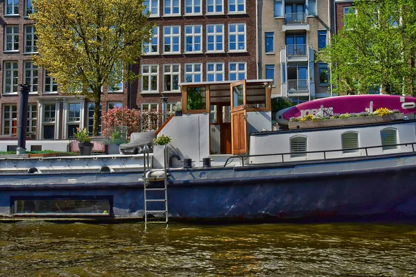 Amsterdam Niederlande Mai 2022 Das Touristische Stadtzentrum — Stockfoto