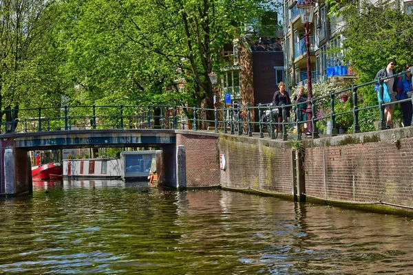 Амстердам Нидерланды Мая 2022 Года Туристический Центр Города — стоковое фото