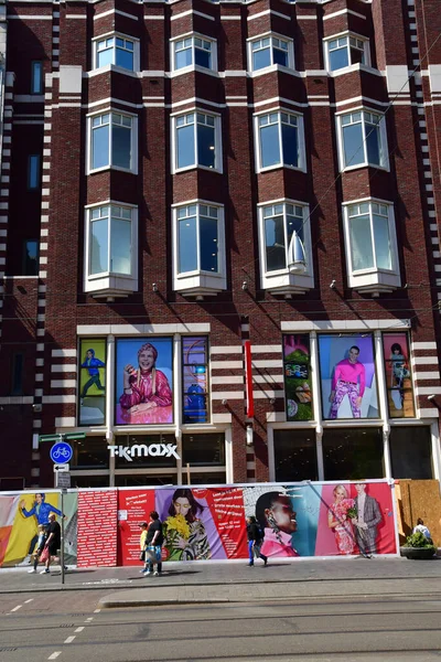2022年5月22日 荷兰阿姆斯特丹 旅游胜地城市中心 — 图库照片