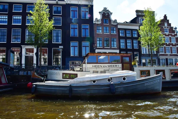 Amsterdam Mei 2022 Het Toeristische Stadscentrum — Stockfoto