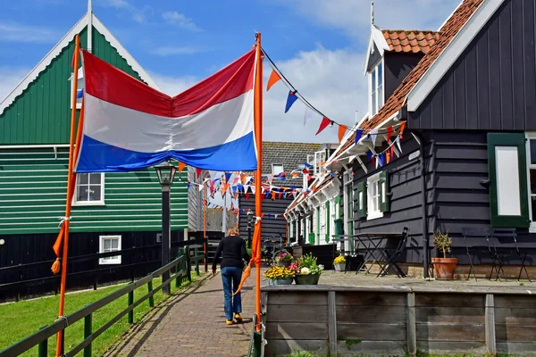 Marken Holanda Maio 2022 Pitoresca Aldeia — Fotografia de Stock