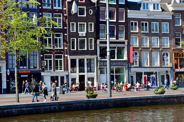 Amsterdam Países Bajos Mayo 2022 Centro Turístico Ciudad — Foto de Stock