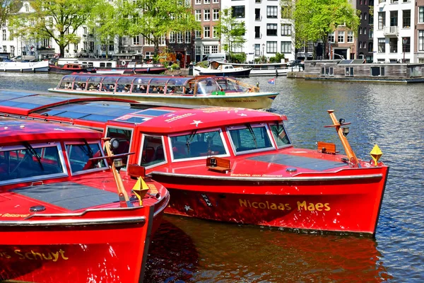 Amsterdam Nederland Kan 2022 Turisty Sentrum – stockfoto