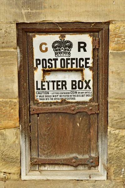 Penshurst Inglaterra Junho 2022 Caixa Correio Velha Pequena Aldeia — Fotografia de Stock