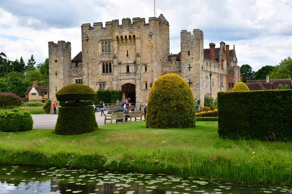 Hever Inghilterra Giugno 2022 Castello Hever Casa Infanzia Anne Bolena — Foto Stock