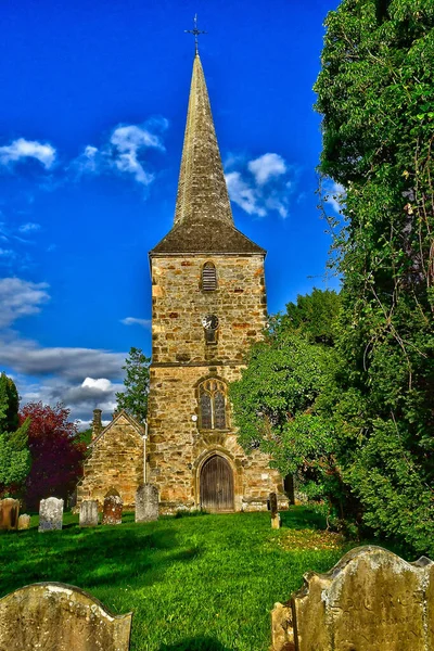 Hever Inglaterra Junio 2022 Pintoresca Iglesia Parroquial San Pedro — Foto de Stock