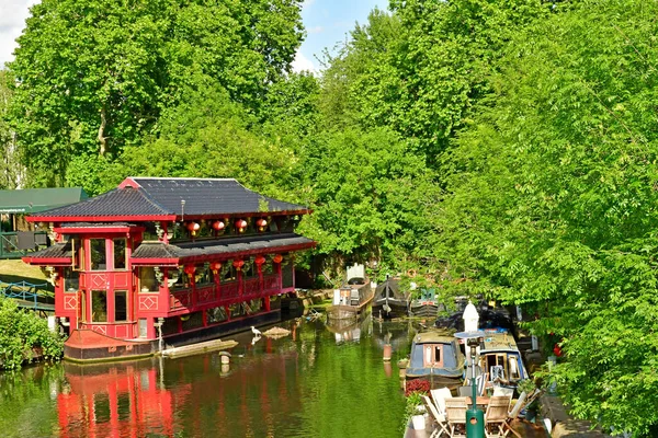 London England June 2022 Chinese Restaurant Canal Regent Park District — 图库照片