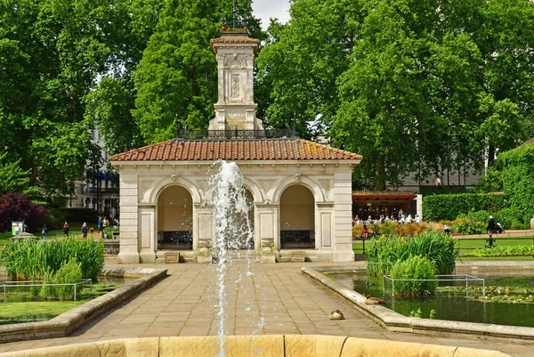 London England June 2022 Fountain Hyde Park Summer — Foto Stock