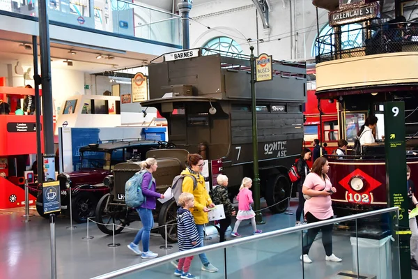 Londýn Anglie Červen 2022 Londýnské Muzeum Dopravy — Stock fotografie