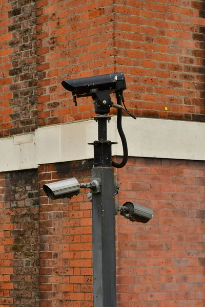 London England June 2022 Security Camera Kensington Palace — Foto de Stock