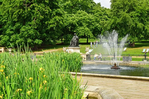 London England June 2022 Fountain Hyde Park Summer — Zdjęcie stockowe