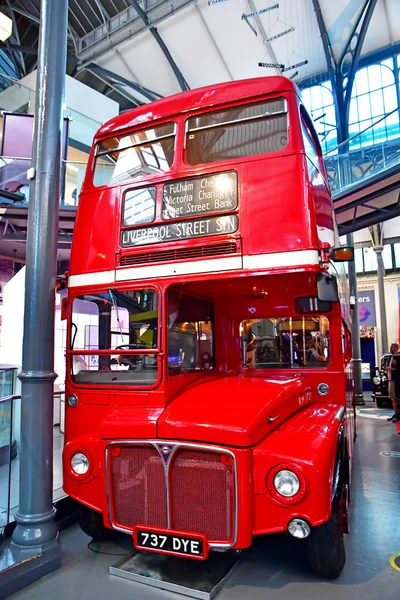 Londres Inglaterra Junho 2022 Museu Dos Transportes Londres — Fotografia de Stock