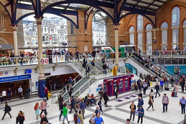 London England June 2022 Liverpool Street Station City London — Stock Photo, Image