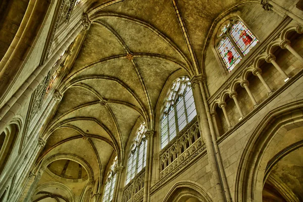 Les Andelys Francia Julio 2022 Iglesia Colegiata Notre Dame — Foto de Stock