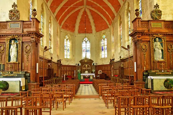 Ecouis France July 2022 Notre Dame Collegiate Church — Stock Photo, Image