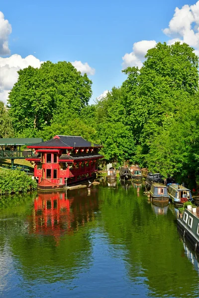London England June 2022 Chinese Restaurant Canal Regent Park District — Stock Photo, Image