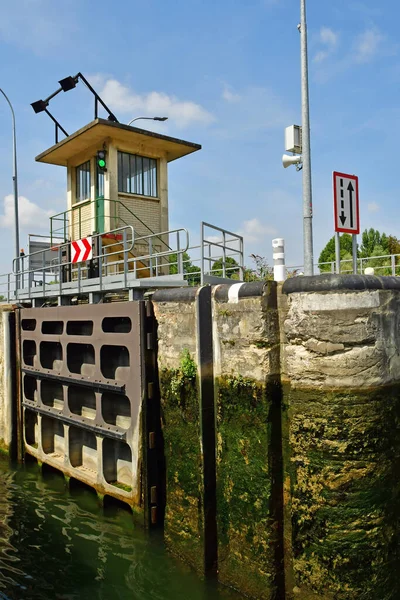 Bougival France July 2022 Picturesque Lock — ストック写真