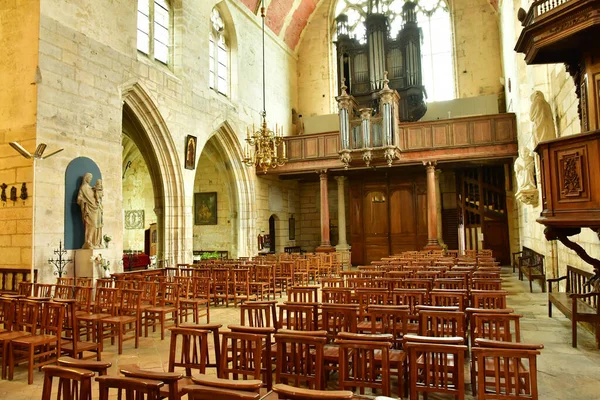 Ecouis France July 2022 Notre Dame Collegiate Church — Φωτογραφία Αρχείου